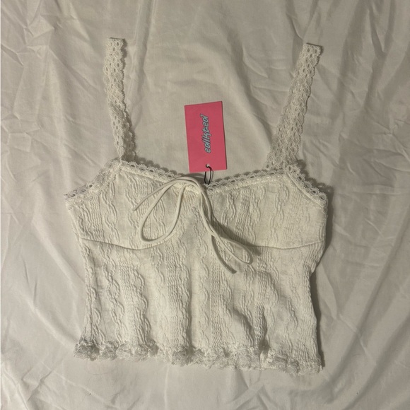 Edikted Lacey Knit Tank Top - Picture 2 of 3